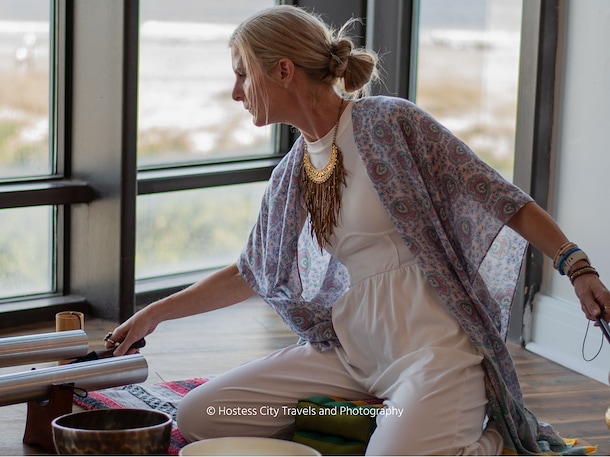Women Doing Yoga at Tybee Wellness Retreats