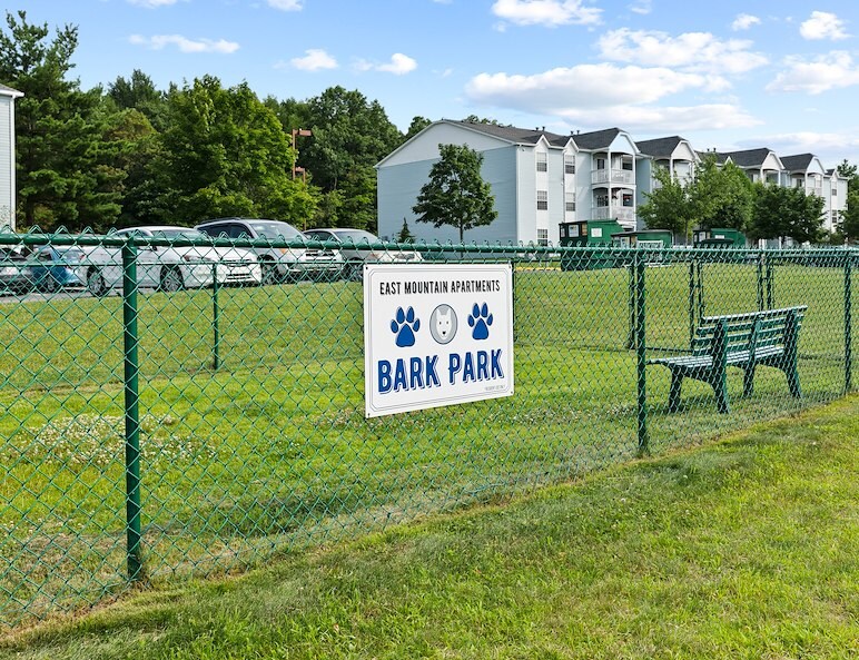 Bark park at East Mountain Apartments by Manor Communities in Wilkes-Barre, PA