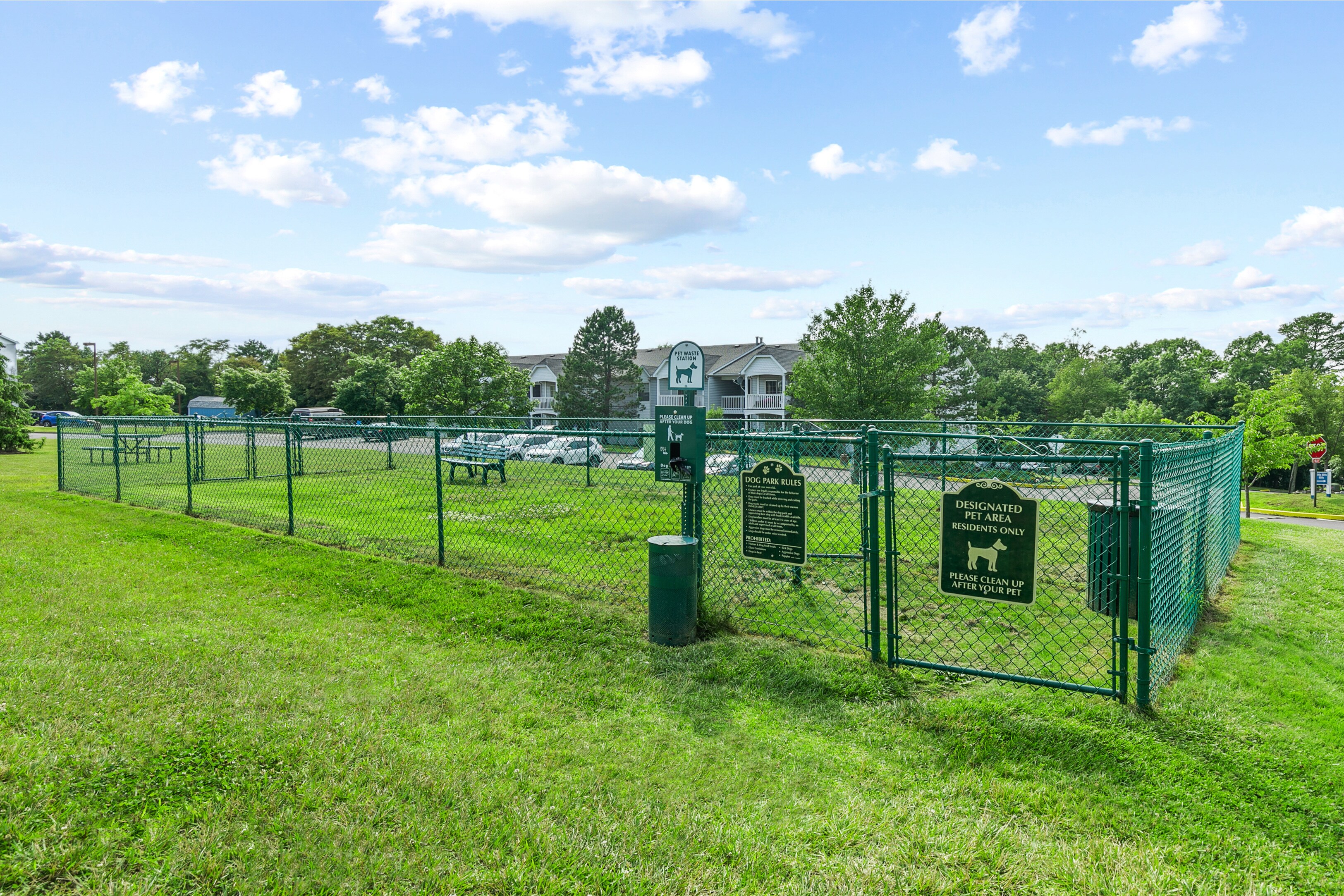 Dog park at East Mountain Apartments by Manor Communities in Wilkes-Barre, PA