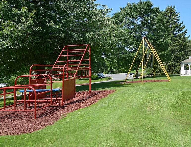 Outdoor swimming pool at Grampian Hills Apartments in Williamsport, PA