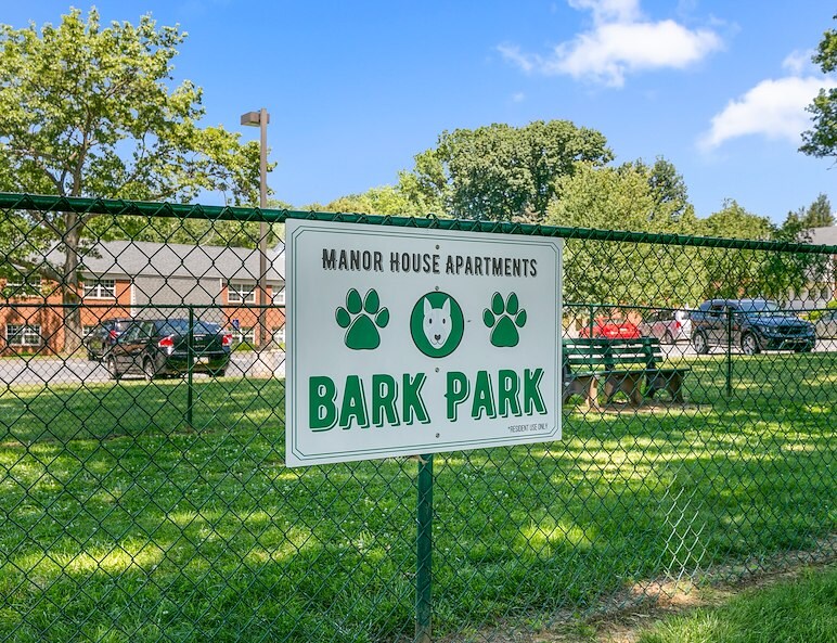Dog park at Manor House Apartments in Lancaster, PA