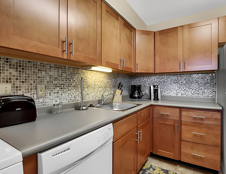Modern kitchen at Manor House Apartments in Lancaster, PA