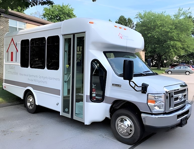 Weekly shopping shuttle service at Manor House Apartments in Lancaster, PA