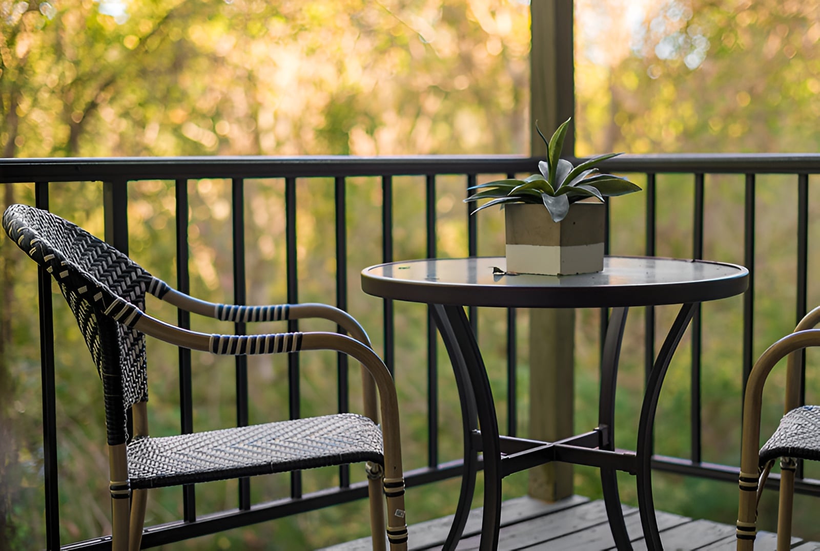 balcony at Pikeview Manor Apartments in Beckley, WV