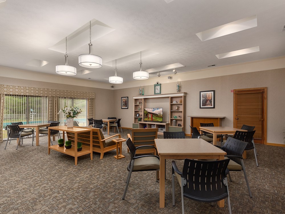 The Community Building at Pikeview Manor Apartments is available for private events.
