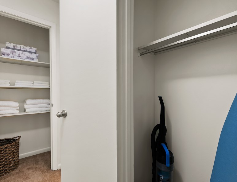 Furnished hallway at Pikeview Manor Apartments in Beckley, WV