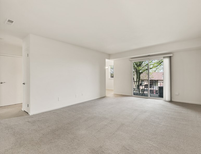 Living room at Powder Mill Apartments in York, PA