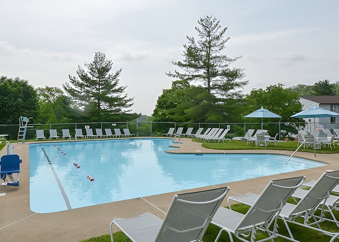 The pool, Roxalana Apartments, Dunbar, West Virginia