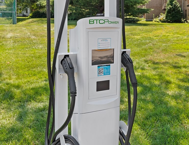 Electric Vehicle Charger at Pikeview Manor Apartments in Beckley, WV