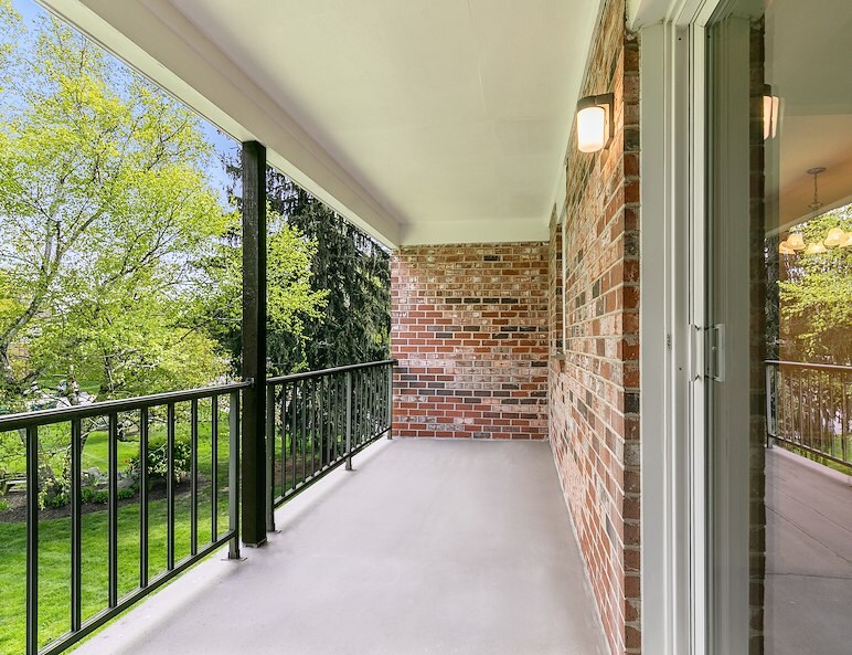 Balcony at Springetts Apartments in York PA