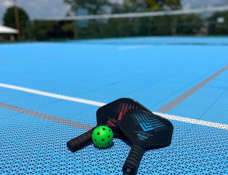 Pickleball court at Springetts Apartments in York, PA