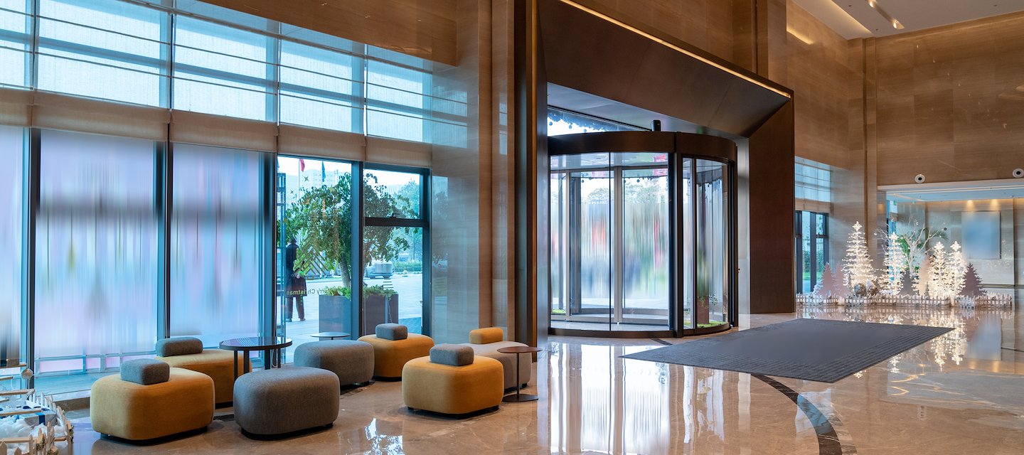 Modern design style Hotel lobby interior.