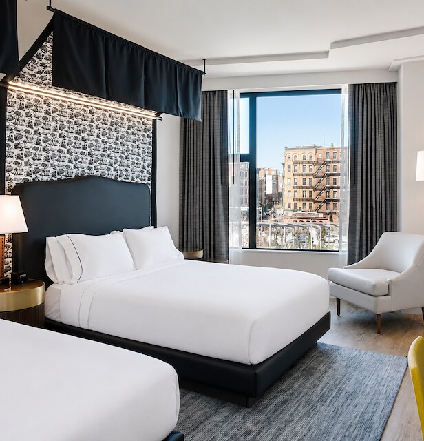 2 Queen Bed City View Room at Canopy by Hilton Boston Downtown - 1