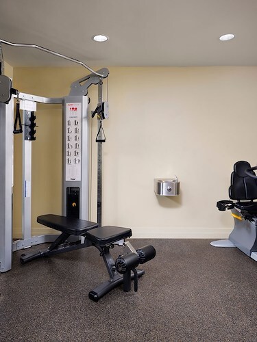 Contemporary Fitness Center of Hotel Abrego California