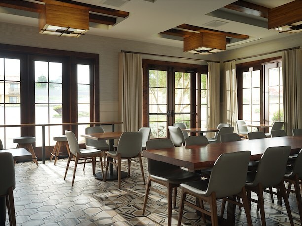 Elegant room for a holiday party