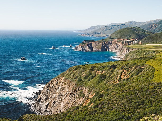 Big Sur from Hotel Abrego California