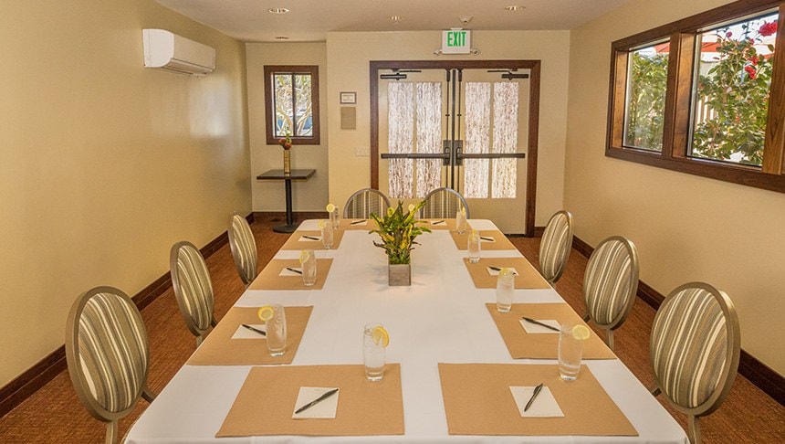 Dining Area of Hotel Abrego California