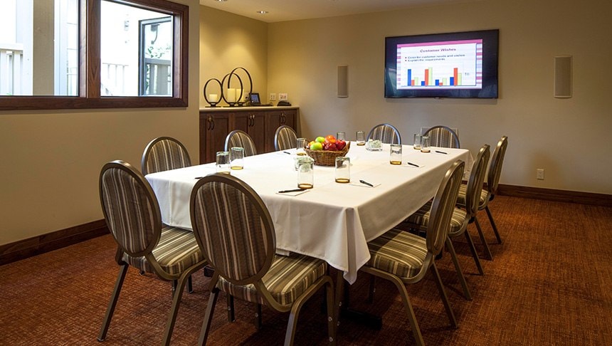 Private Dining zone of Hotel Abrego California