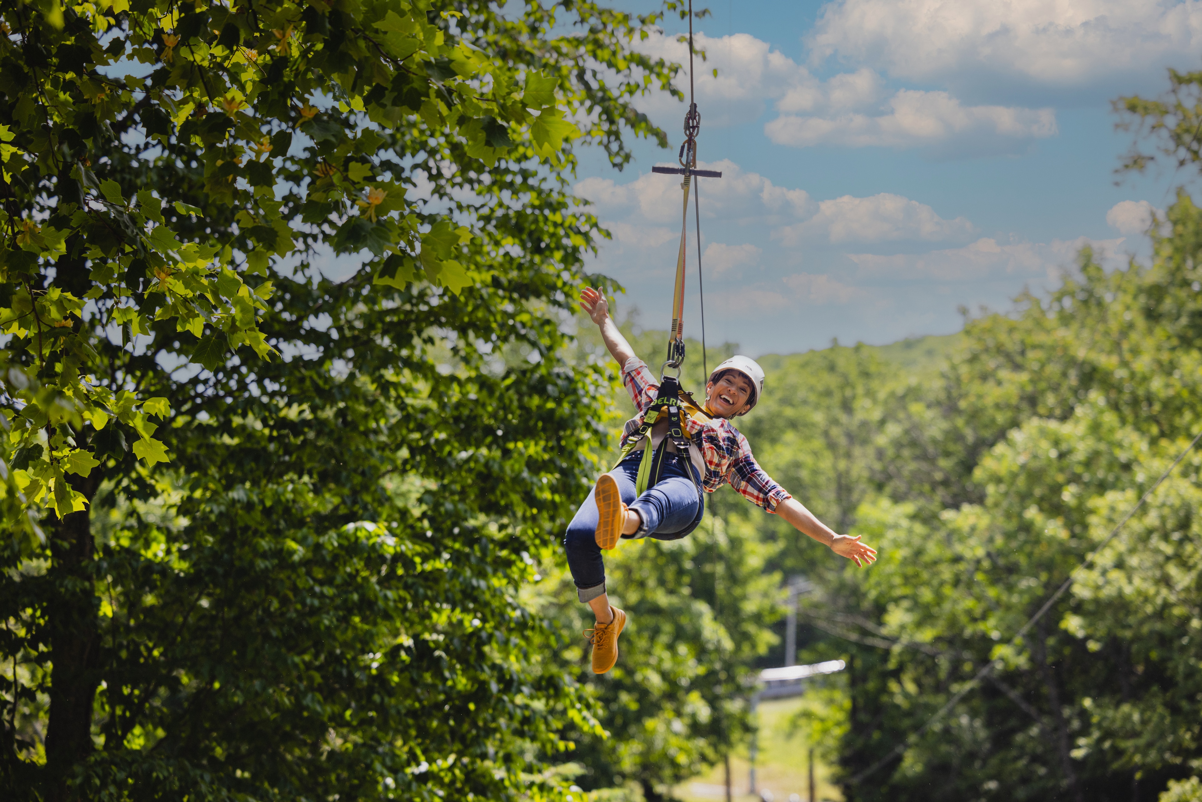 Zipline & Zip Rider Adventure in Poconos - Camelback Resort