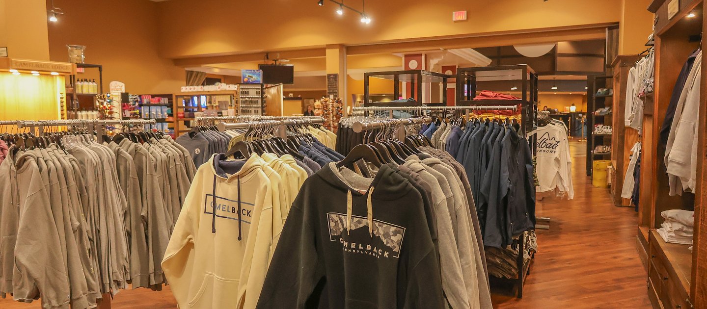 Camelback Resort offers shopping in Tannersville