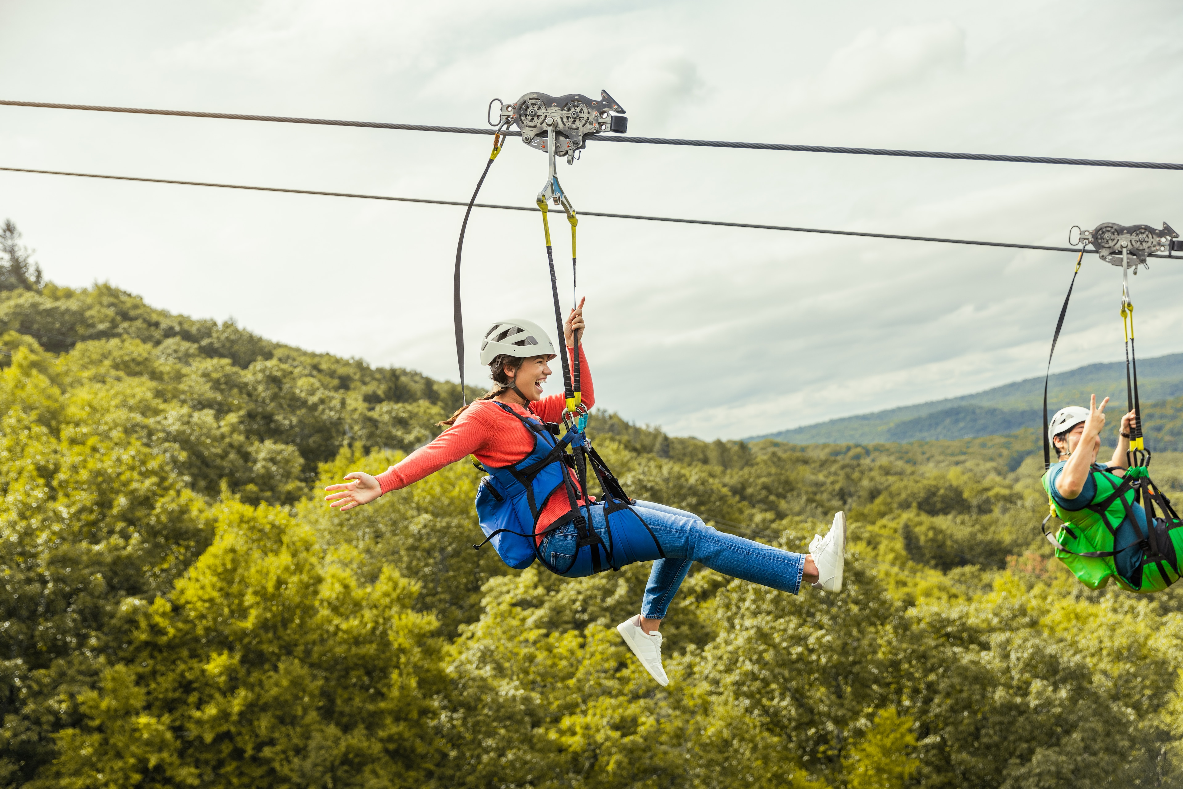 Zipline & Zip Rider Adventure in Poconos - Camelback Resort