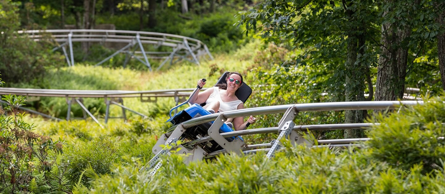 Mountain Coaster Ride at Camelback Resort, Tannersville