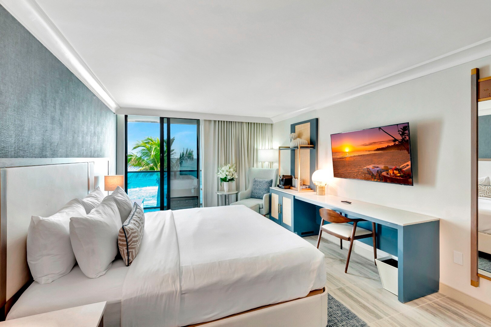 King Suite Balcony Oceanfront at Tideline Resort & Spa, Palm Beach, Florida