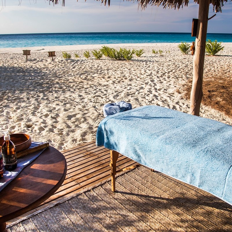 The Wellness Banda features two treatment rooms and a raised yoga deck