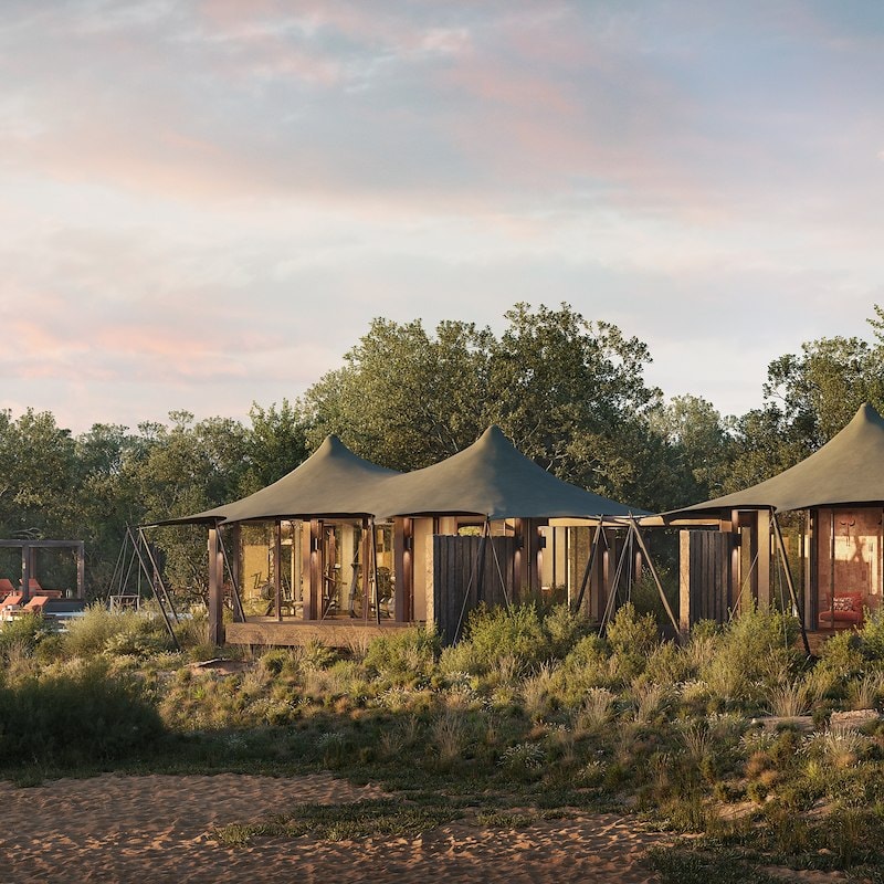 The camp's gym and wellness spa