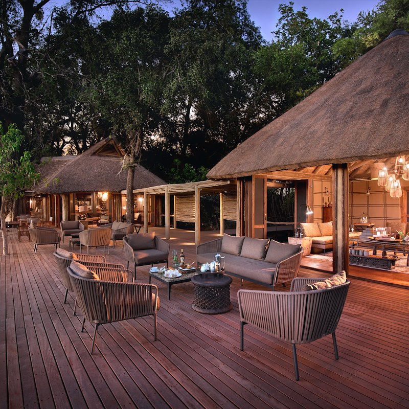 Guests Can Enjoy Drinks with a View on the Outdoor Deck