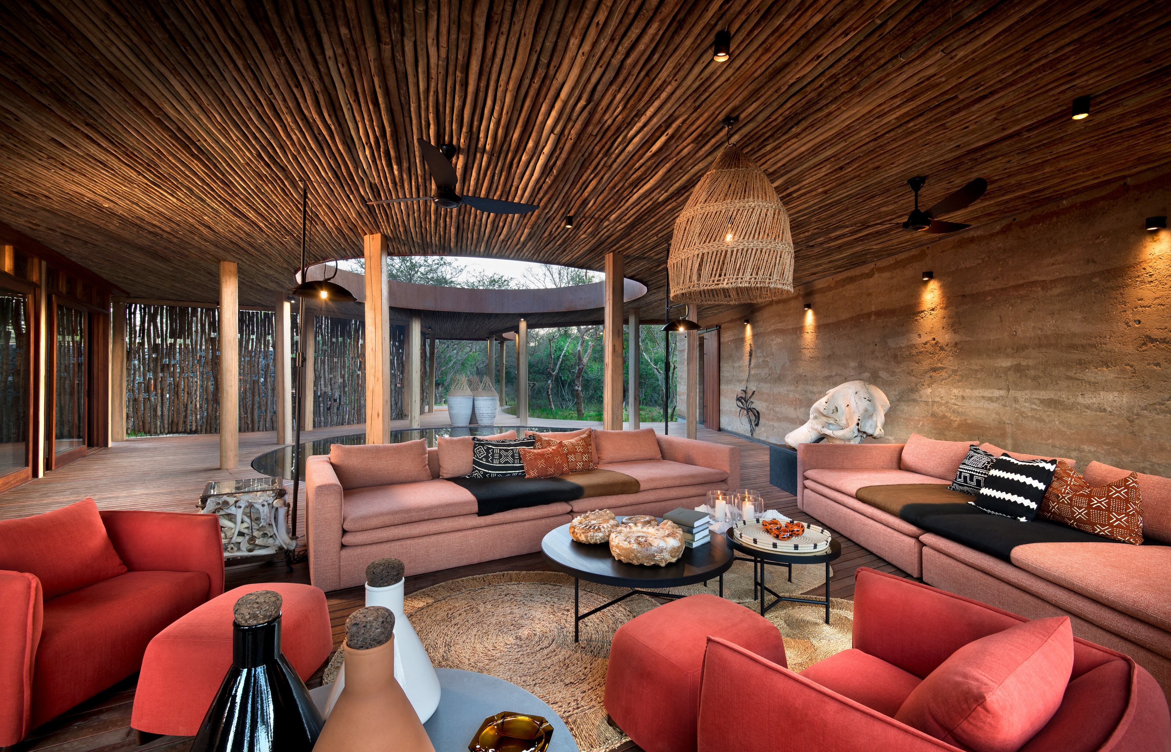 The Main Lounge of the Lodge Invites Gathering