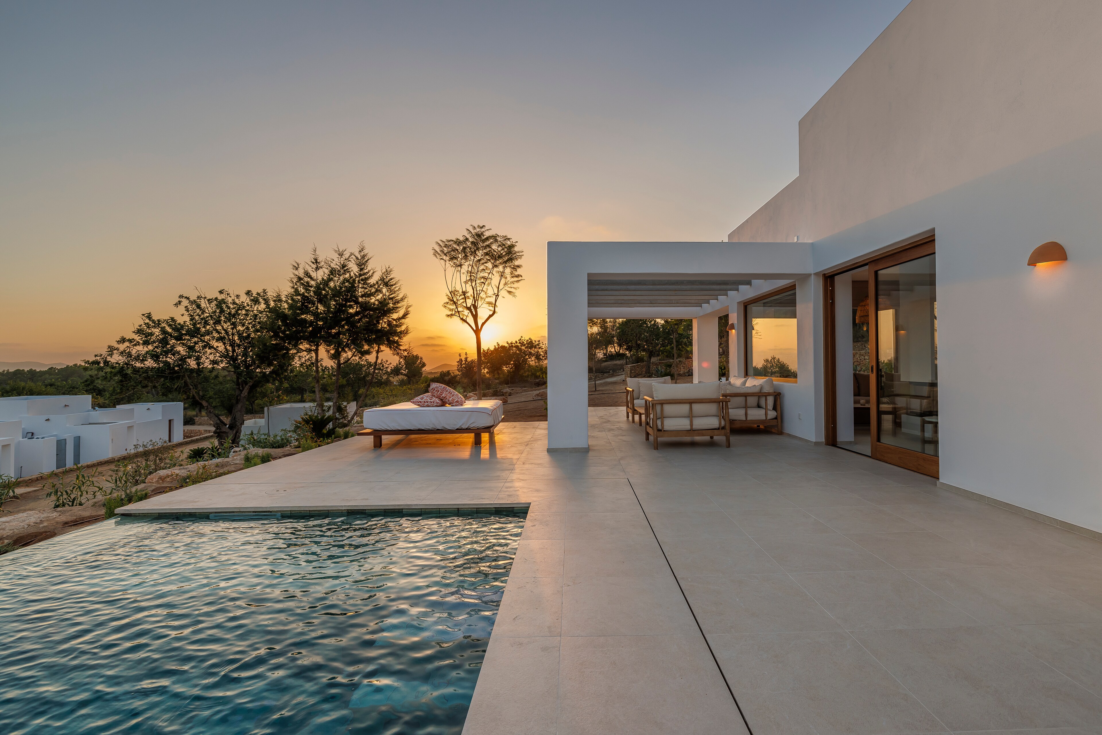 Sunset Views from the Deluxe Suite-Villa's Terrace