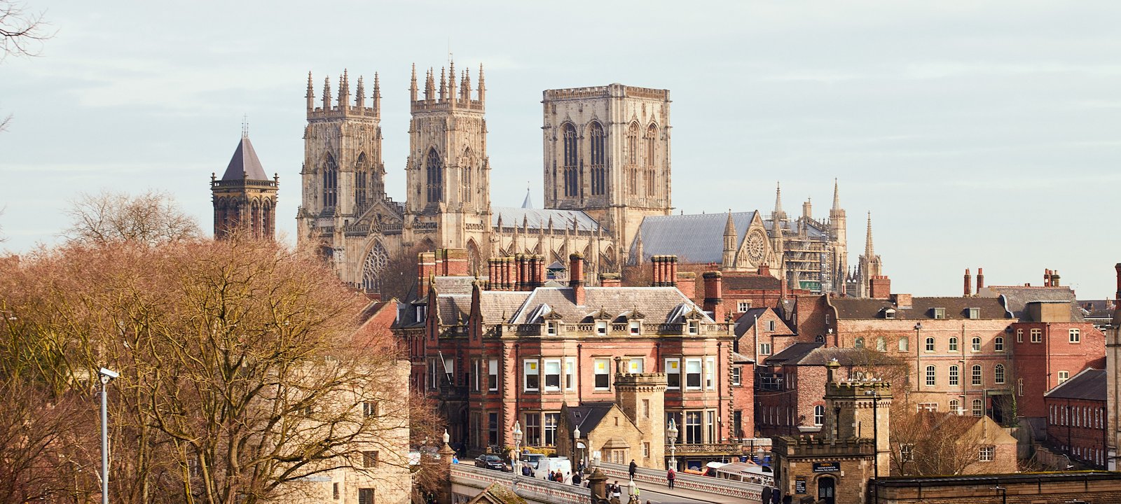 <p>York Minster towers over the city in all its glory.</p>