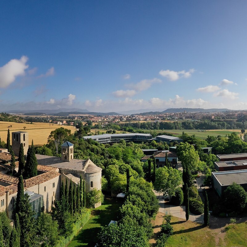 Hotel Món Sant Benet Aerial 