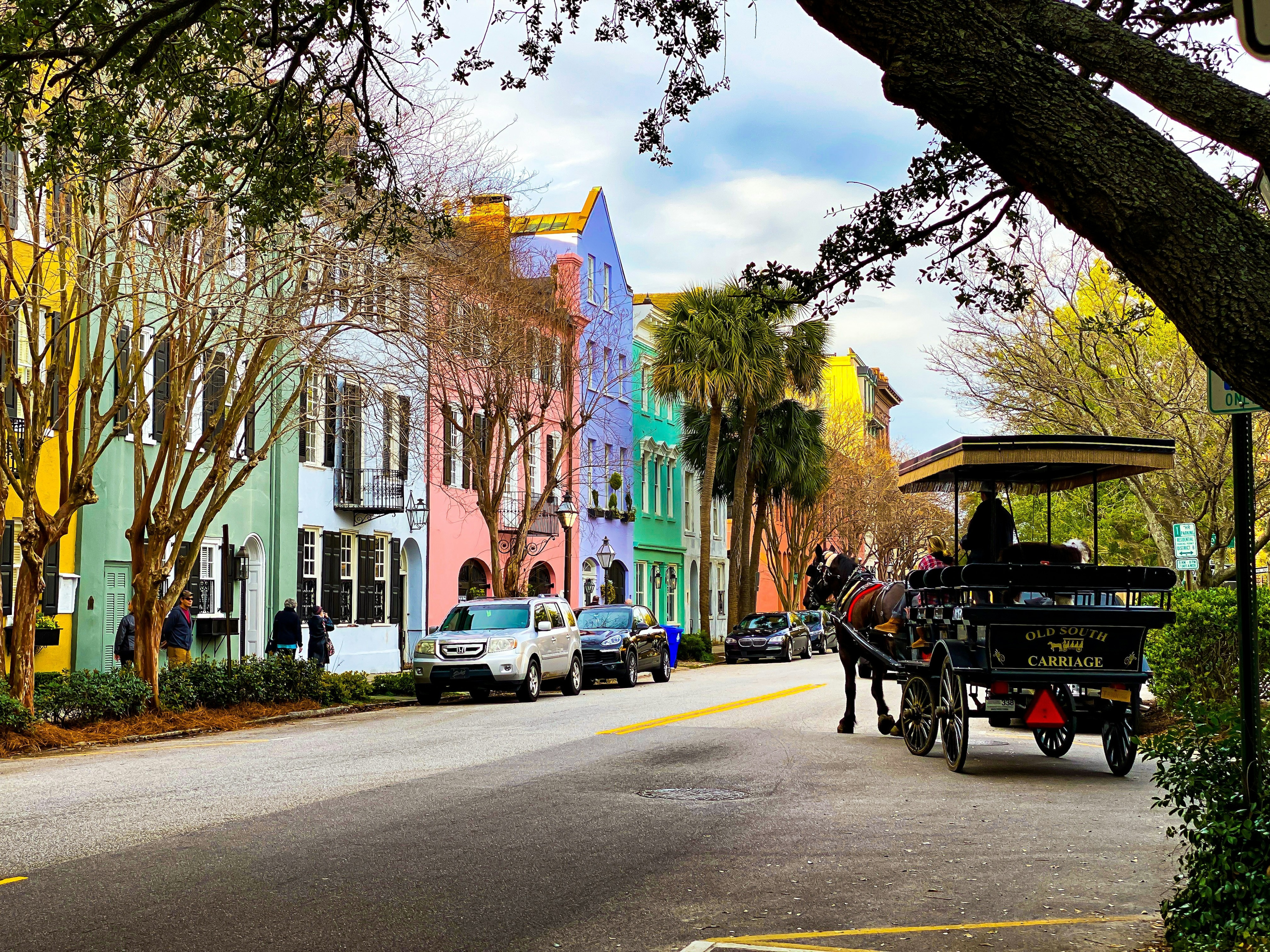 <p>A horse-drawn carriage ride is the perfect romantic outing in Charleston.</p>