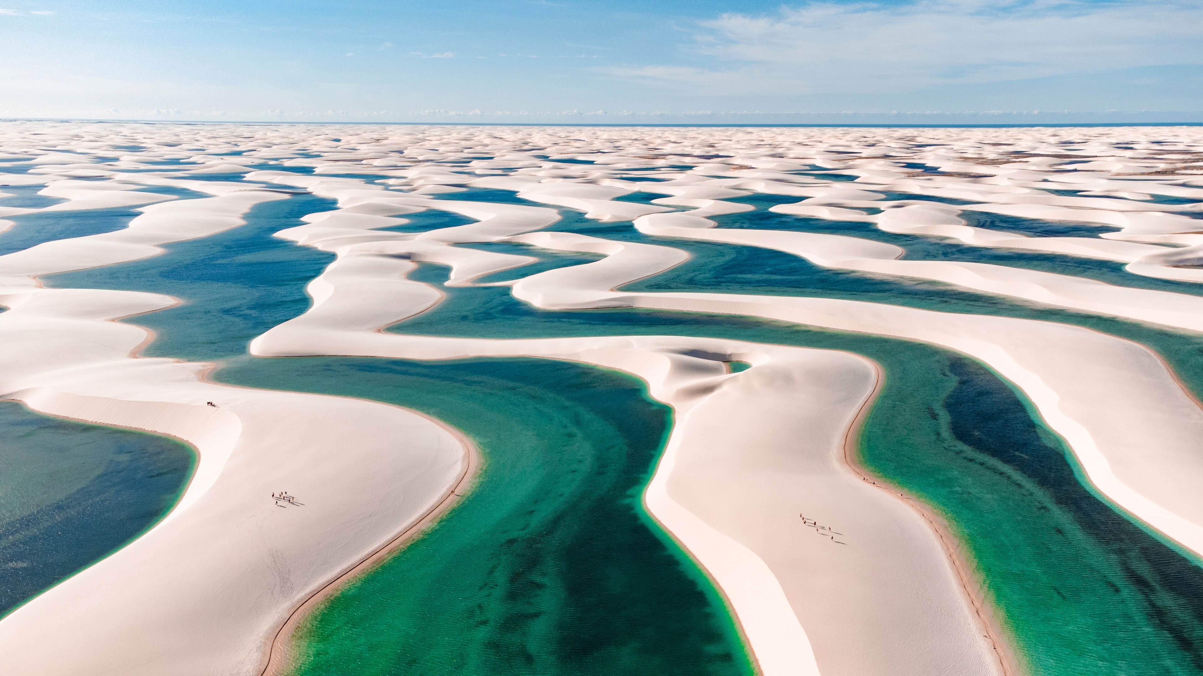 <p>The uniquely picturesque landscape of Lençóis Maranhenses National Park.</p>