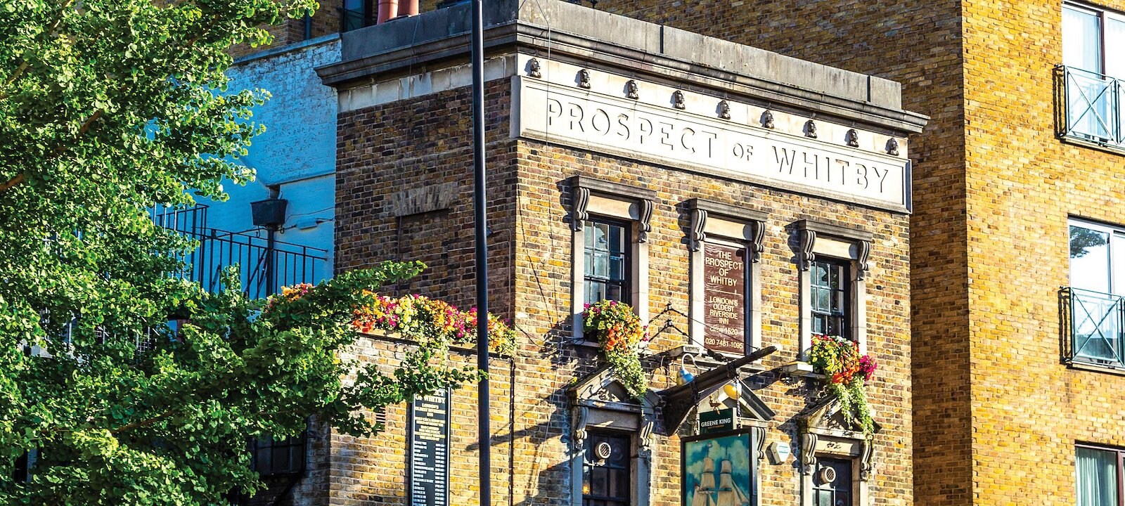 Dating back to 1520, The Prospect of Whitby is London’s oldest riverside pub.