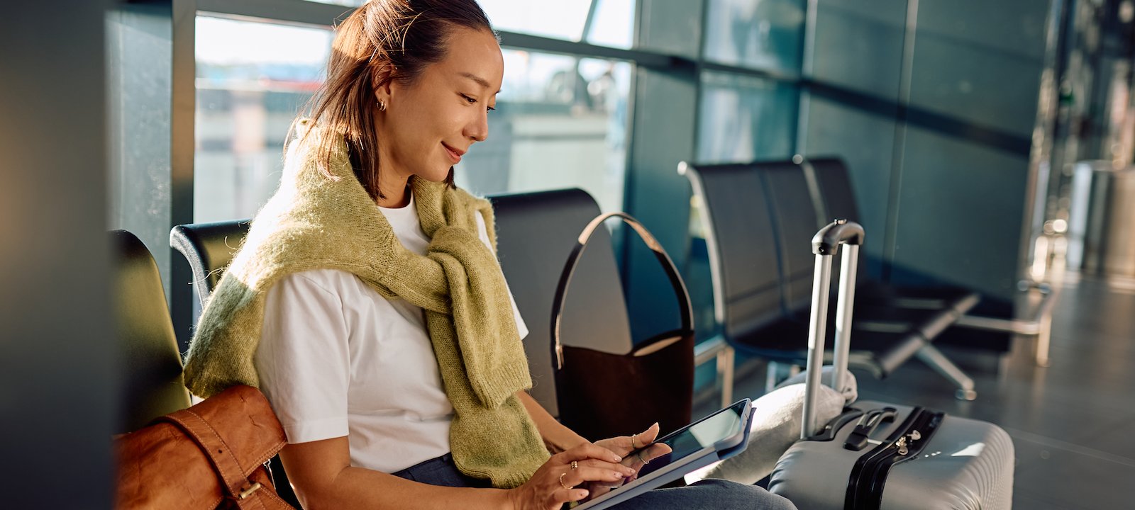 Make it to your gate stress-free with TSA PreCheck Touchless ID.