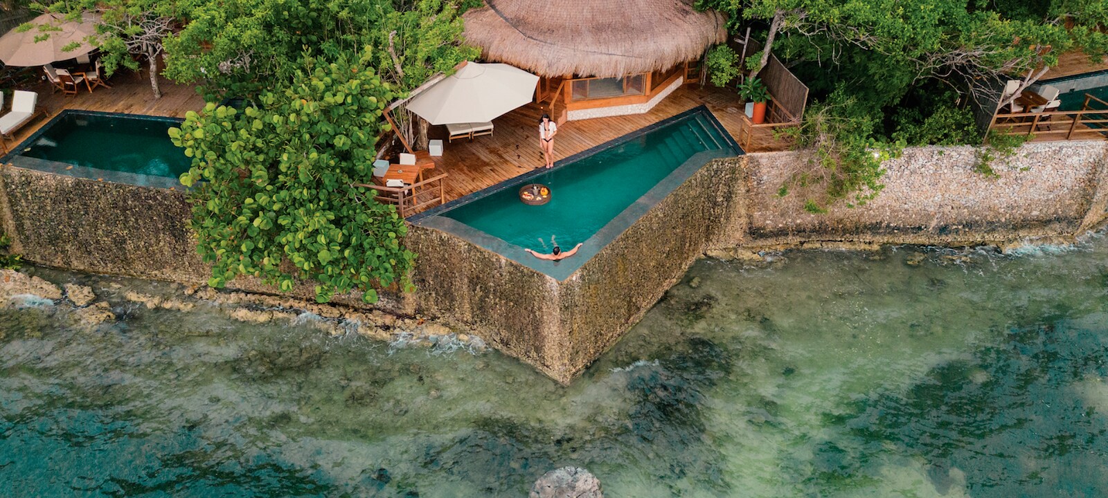 Outdoor luxury at Hotel Las Islas, Isla Barú, Colombia