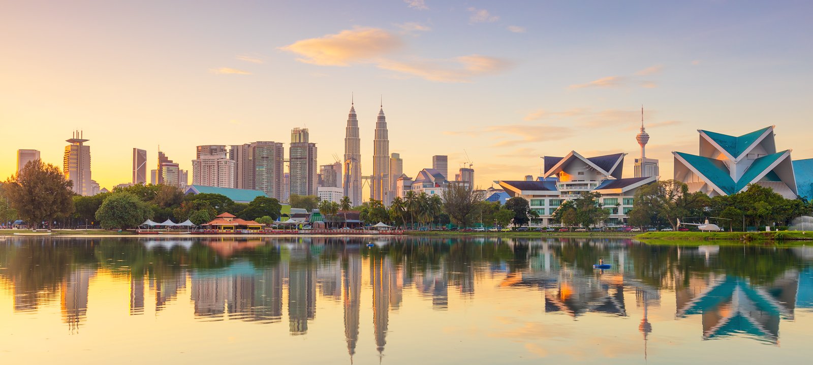 <p>Kuala Lumpur's iconic twin Petronas Towers are instantly recognizable in the capital city's skyline.</p>