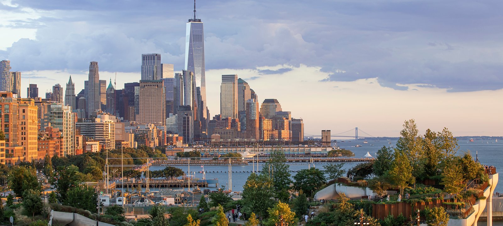 New York City’s new public park, Little Island, rises from the Hudson River.