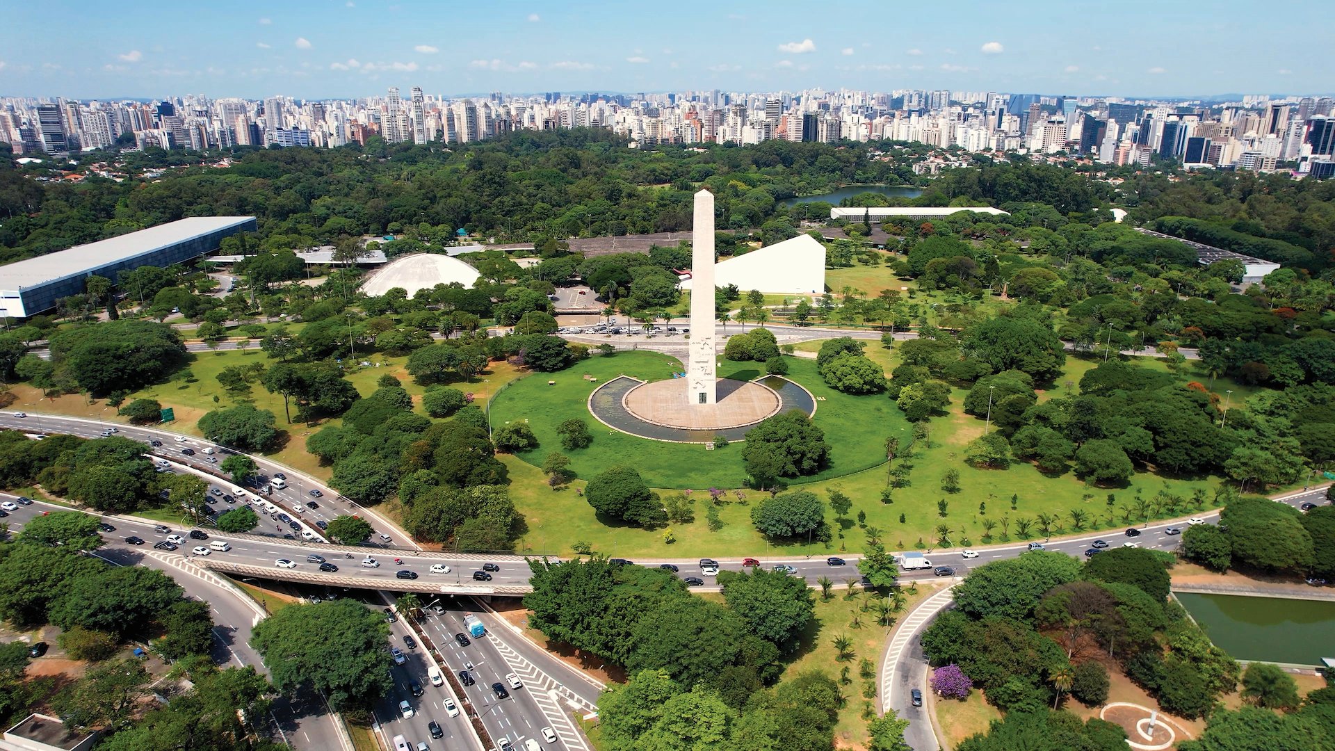Ibirapuera Park’s Obelisk monument is a symbol of the 1932 Constitutionalist Revolution.