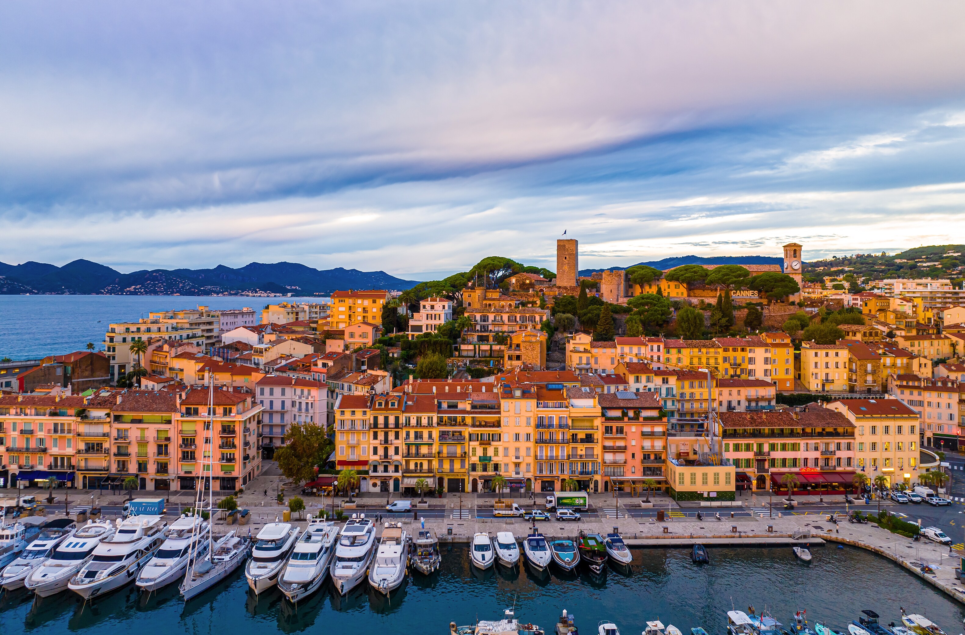 Charming Saint-Tropez is located on the French Riviera.