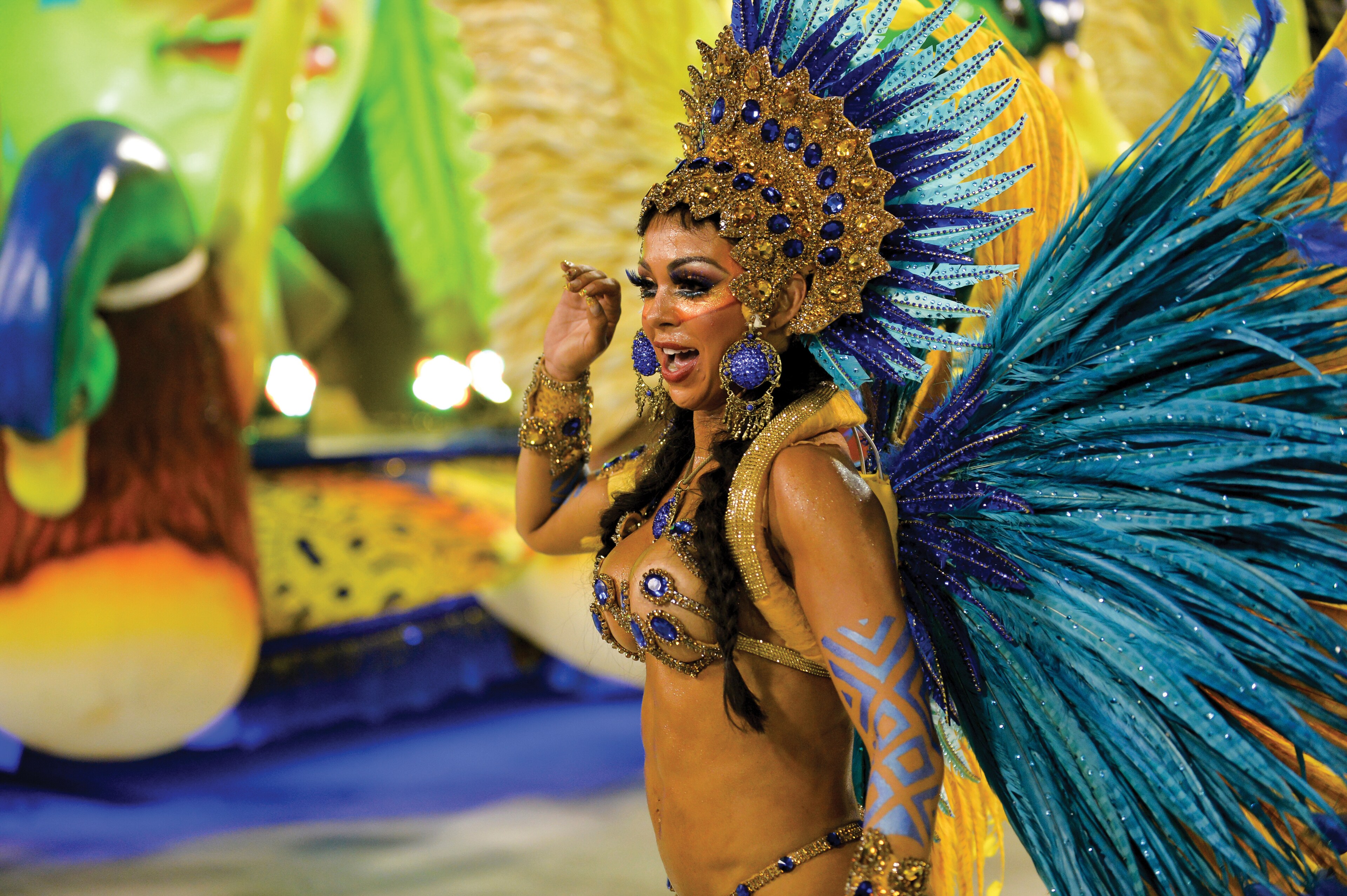 At Rio de Janeiro’s Carnaval.