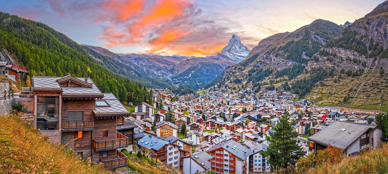 <p>Matterhorn views in the Valais region of Switzerland.</p>