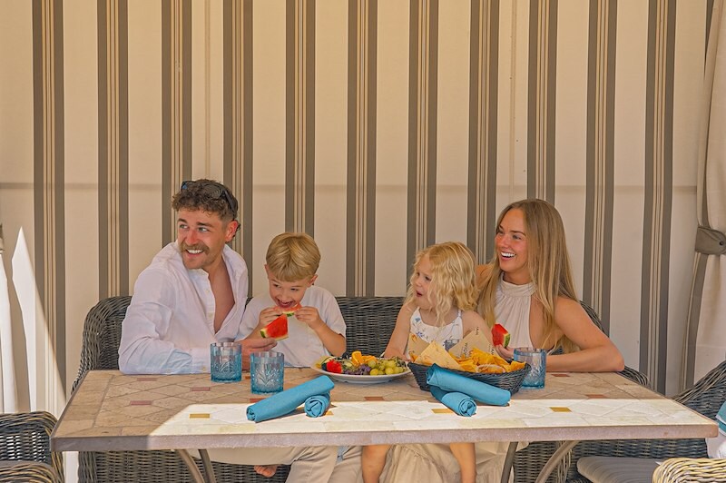 Family enjoying a pool day at The Wigwam Arizona