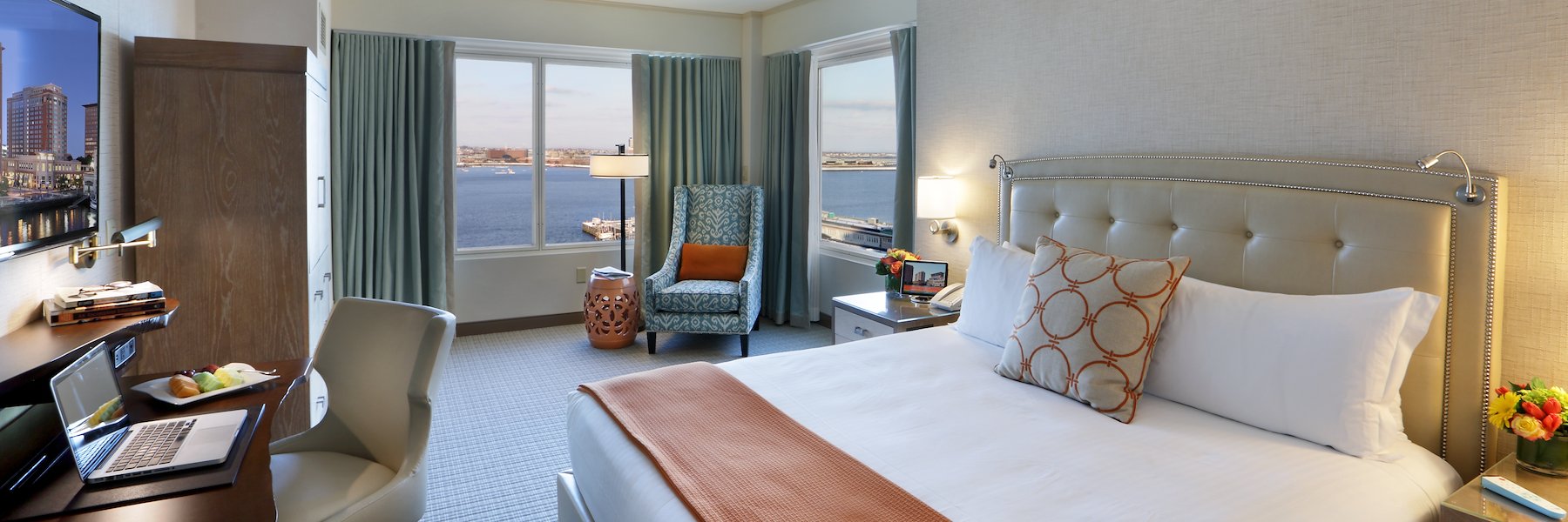 Harbor View Room One King Bed in Seaport Hotel, Boston