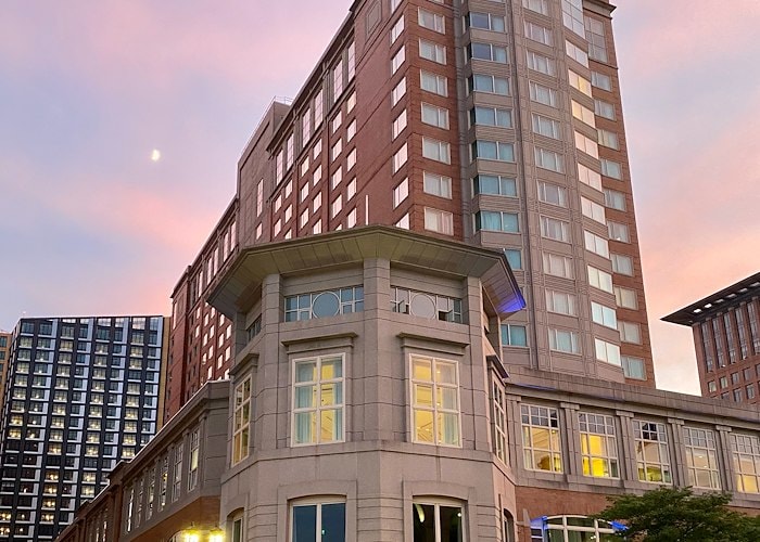 A building with many windows