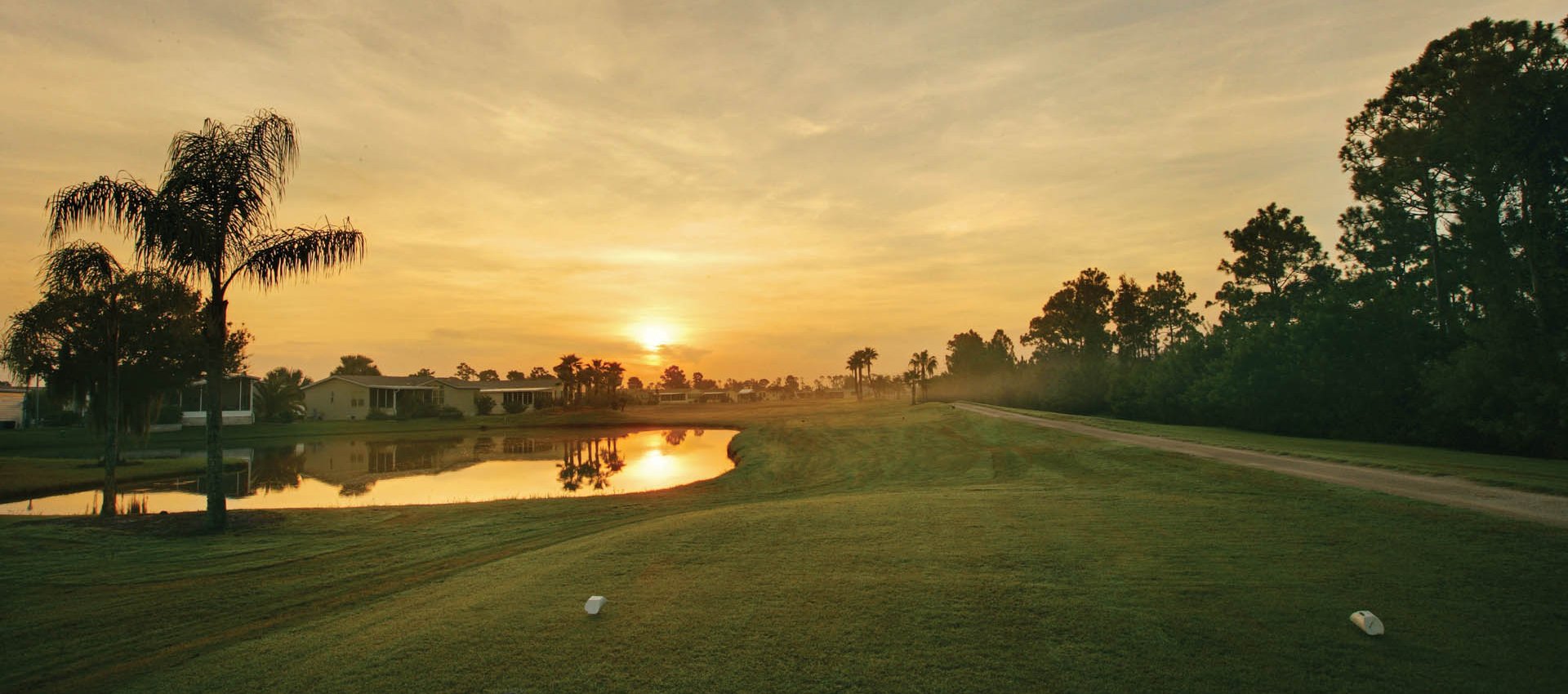 Blue Heron Pines - Sunset on Golf Course