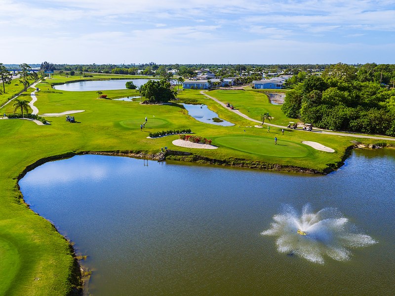 Blue Heron Pines - Golf Course Aerial